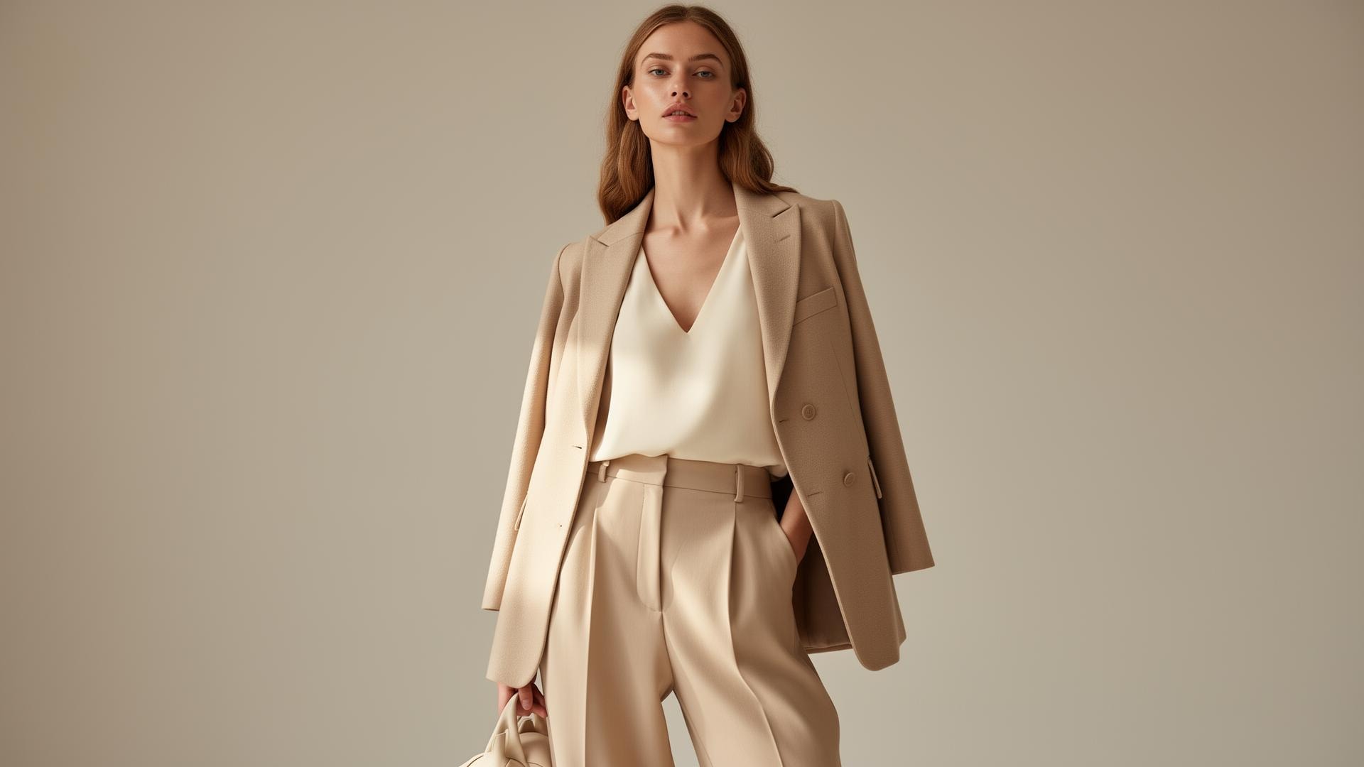 Stilvolle Frau mit elegantem Outfit